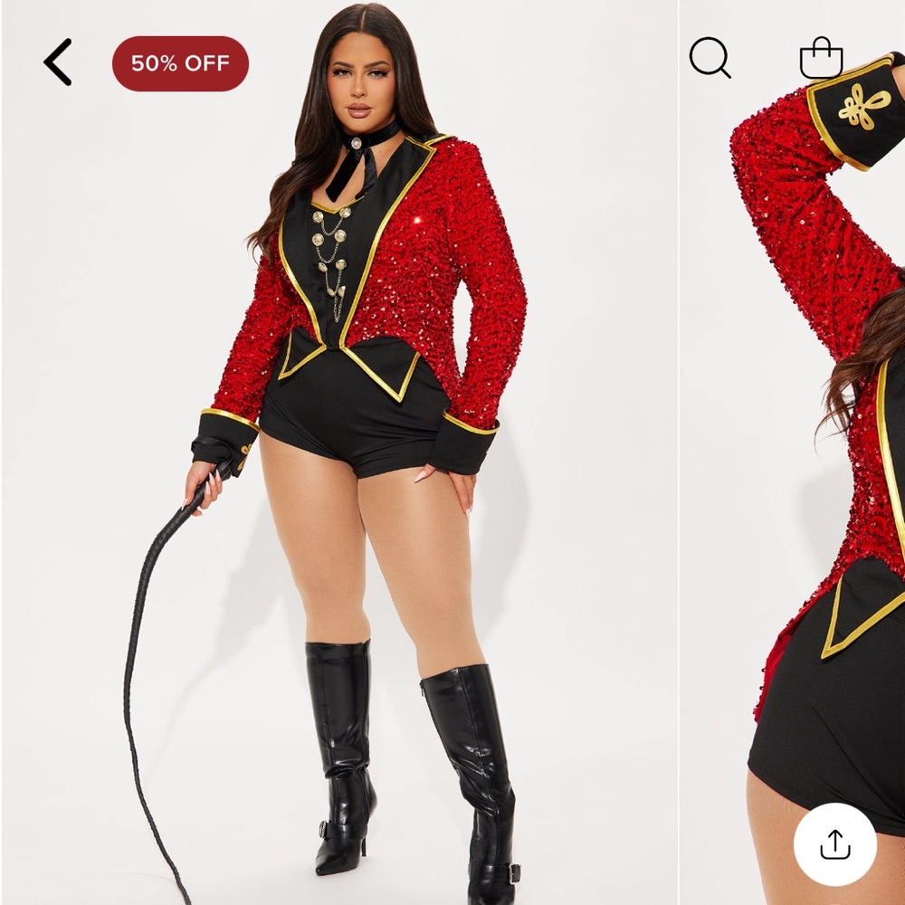 Pop Star Ring Leader / Ring Master Costume from Fashion Nova